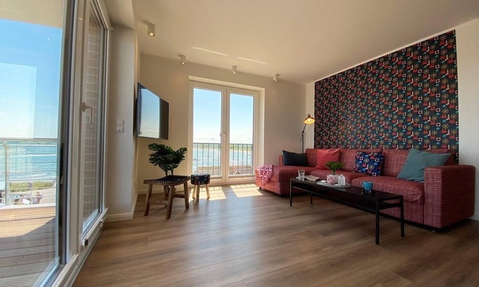 Hohwacht Apartment | Meeresblick " Fräulein Krabbe " Haus 3 WE 40