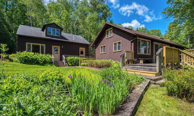 Rangeley Plantation Cottage | Meerman Camp - PRIVATE Rangeley Lake waterfront cottage, with a small beach!