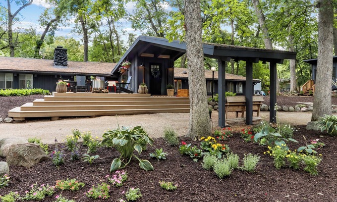 Indian Hills House | Mid-Century Luxury- Unique Geneva Lake Home