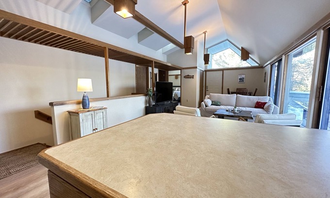 Frederic House | Mid-Century Upper Manistee River Getaway near Grayling