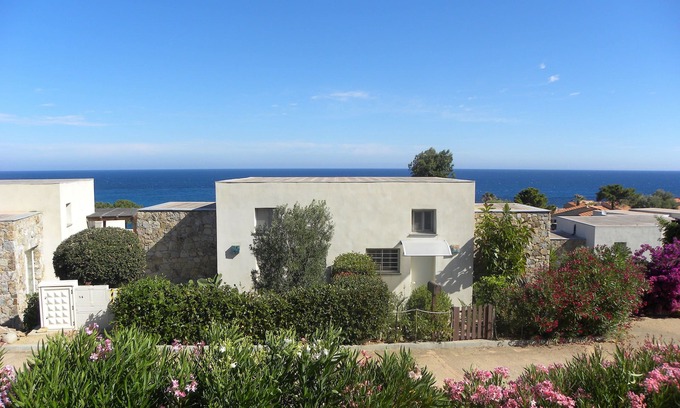 Marine de Saint Ambroggio House | Mini villa with 2 bedrooms, SEA VIEW & A/C