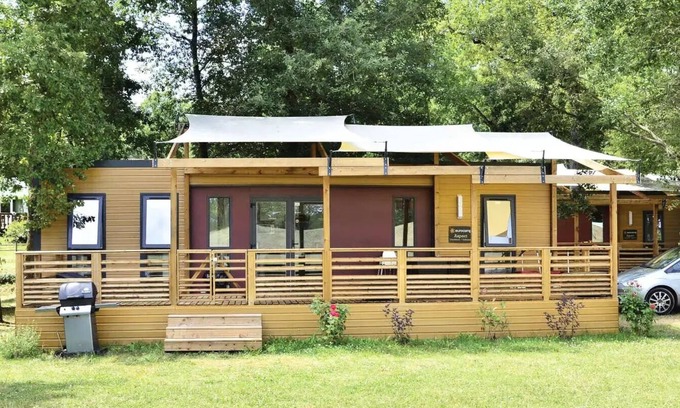 Saint-Avit-de-Vialard House | Mobil-home | Ultimate | 3 Ch. | 6/8 pers. | Raised terrace | A/C