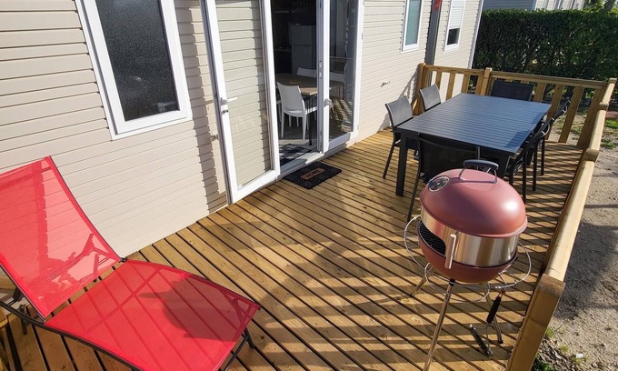 Biville-sur-Mer House | Mobil Home 6 Personnes, Bord de mer