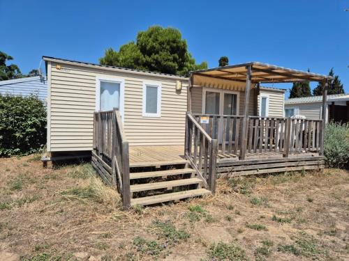 Port-la-Nouvelle Ski Chalet | Mobile Home climatisé 2 chambres Camping NOVELA