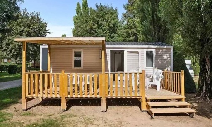 Steinach House | Mobile-home | Comfort | 2 Bedrooms | 4 persons | Raised terrace