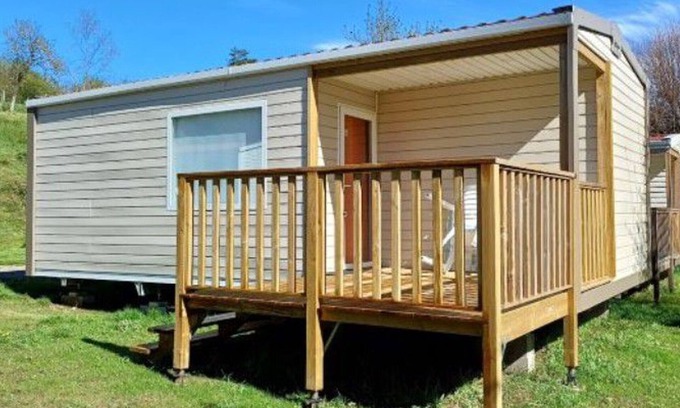 Langogne House | Mobile home with terrace 2 bed, Langogne