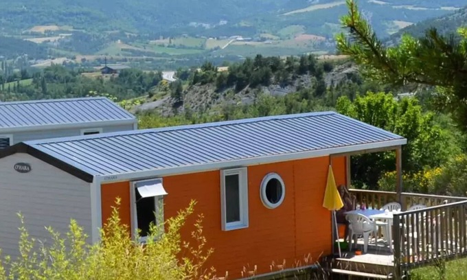 Rosans House | Mobilheim Komfort "Poppy's" 35m2 - 3 Schlafzimmer - Terrace 6 Personen