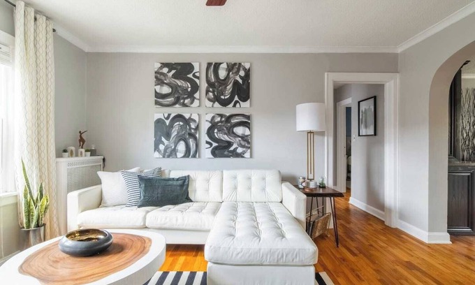 West Plaza Apartment | Modern 2 Bd Condo on the Plaza! | 2