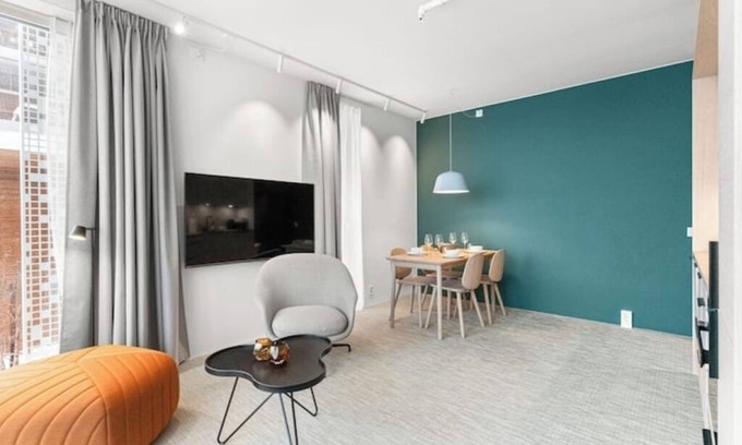 Lillestrom Apartment | Modern 2-Bedroom Apartment with Balcony in the Heart of Lillestrøm