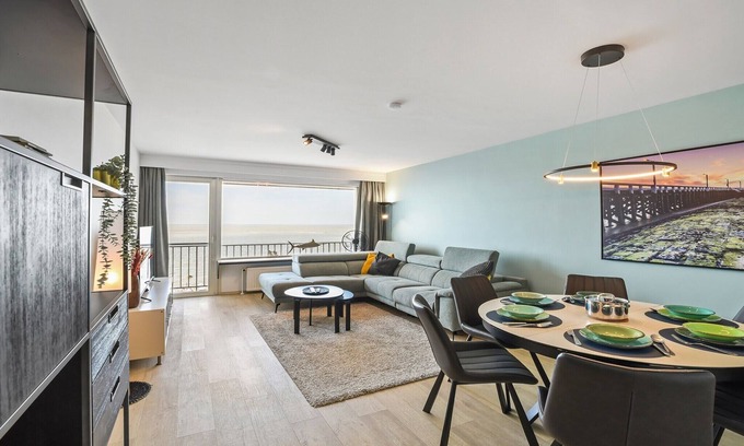 Blankenberge Apartment | Modern 2-bedroom flat with sea views.