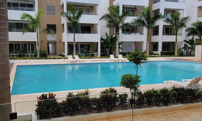 Los Melones Apartment | MODERN 2BED 2 BATH POOL AND CLOSE BAYAHIBE BEACH .