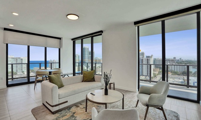 North Beach Condo | Modern 2BR/2 BA with Ocean Views | Prime Miami Beach Stay