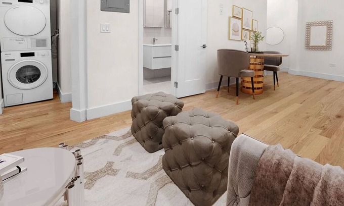 Manhattan Apartment | Modern 2BR/2BA Apartment w/Chic Design & Washer/Dryer in Prime Upper West Side