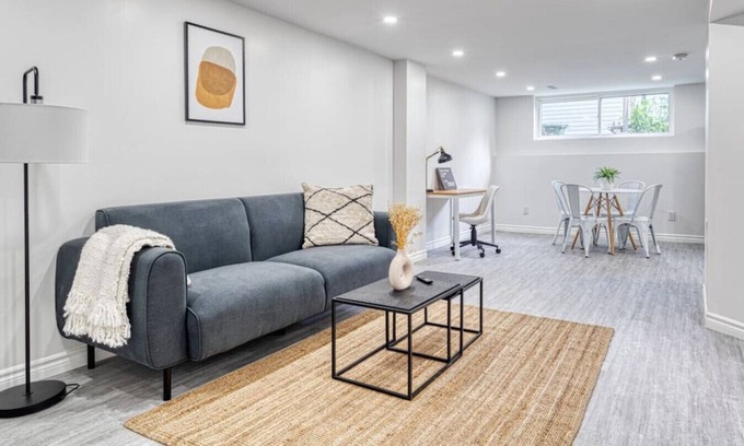 Hamilton Condo | Modern 2BR Basement Suite | Near McMaster & Mohawk