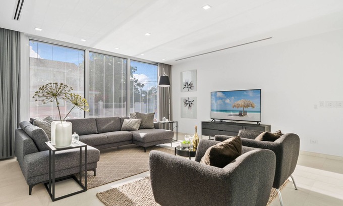 Bubali House | Modern 2BR Bubali Condo — Fully Equipped, Full AC, Minutes Away From Eagle Beach