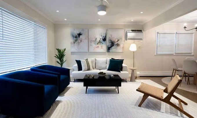Kearny Apartment | Modern 3BR Near EWR, Parking, 25 Min NYC