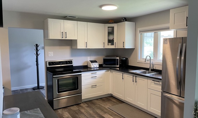 Sandy Lake House | Modern and cozy cabin on the edge of beautiful Sandy Lake, Manitoba.