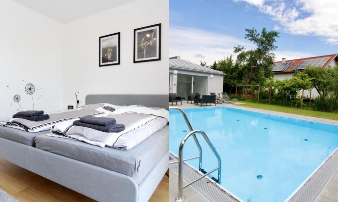 Donaustadt Apartment | Modern Balcony Apartment with Pool close to Lake in "Donaustadt"
