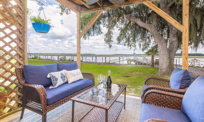 Beaufort Condo | Modern Coastal Escape on Beaufort's Battery Creek