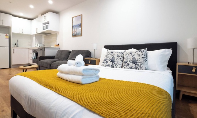Grafton Apartment | Modern Cosy Studio Apt Auckland Central