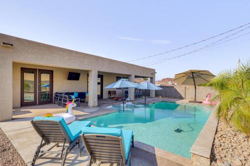 Lake Havasu City House | Modern Gem with Pool and Mtn Views in Lake Havasu City