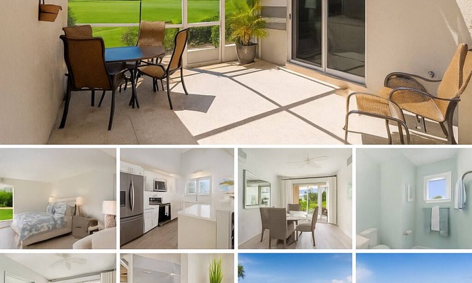 Grand Harbor House | Modern Grand Harbor Townhome Golf Views + Screened Lanai 2BR/2.5BA 1-Garage