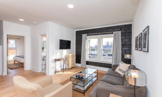 Lakewood Apartment | Modern Loft in Historic Birdtown - Unit 9