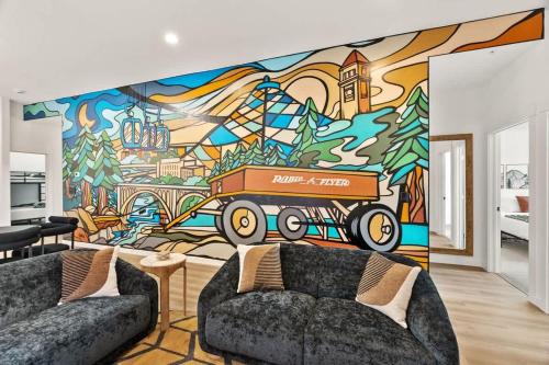Riverside Apartment | Modern Luxury - 3 Bed in the Heart of Downtown