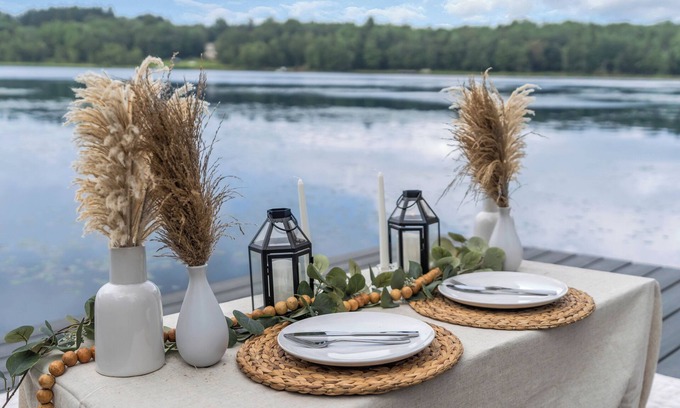 Blakeslee House | Modern Luxury Lakehouse with Private Lakefront View