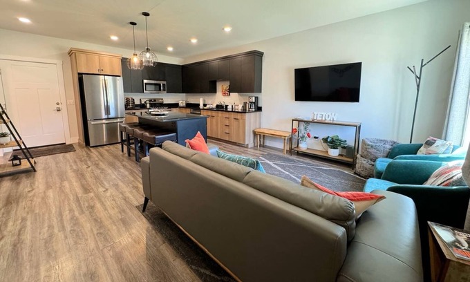 Driggs House | Modern Mountain Townhome with A/C near Targhee, Yellowstone, Grand Teton