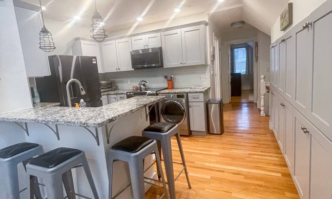 Cleveland Circle Apartment | Modern, Newly Renovated 3Bed, 2Bath, Steps to MBTA