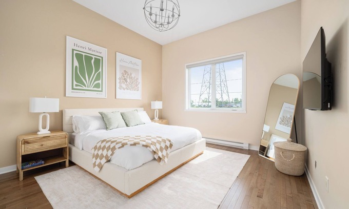 Laval House | Modern & Spacious 2BR in Laval | Near Airport + Free Parking
