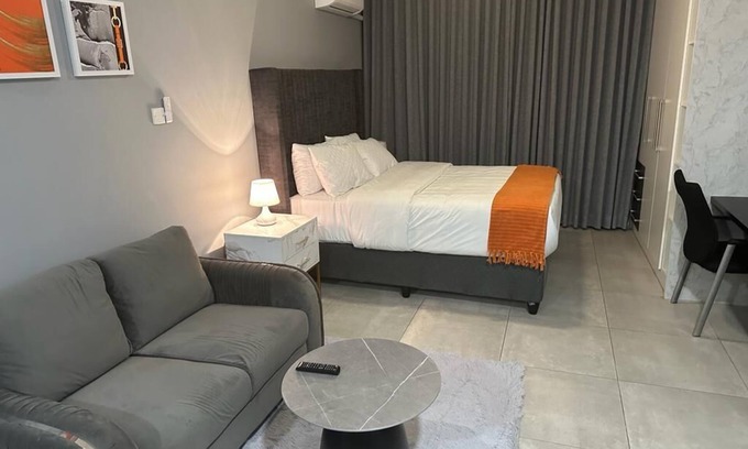 Gaborone Apartment | Modern studio with AC and WiFi in delightful Gaborone