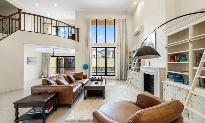 Eight Mile Plains House | Modern-Traditional Mansion Style Home w/Pool