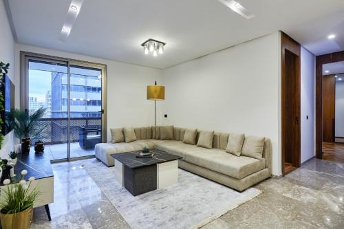 Casablanca Apartment | Modern Unit in Casa Finance City With Free Parking
