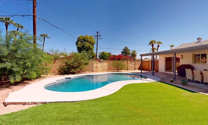 Park Scottsdale Four House | Modern updated home with private pool, large yard, gas grill