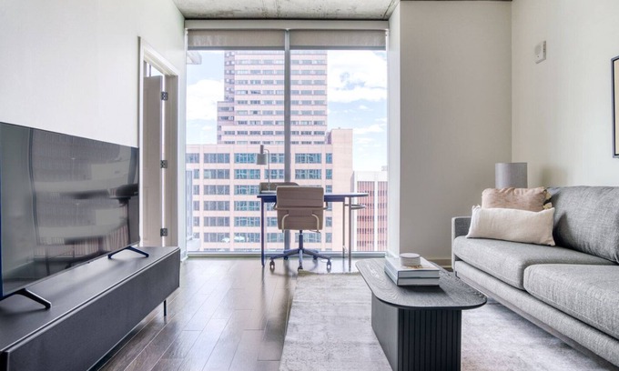 Uptown Apartment | Modern Upper Downtown 1BR w/ Gym & Pool near 16th St Mall, by Blueground