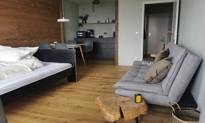 Geyersberg Apartment | Moderne Ferienwohnung Sternstube mit Traumhaften Blick