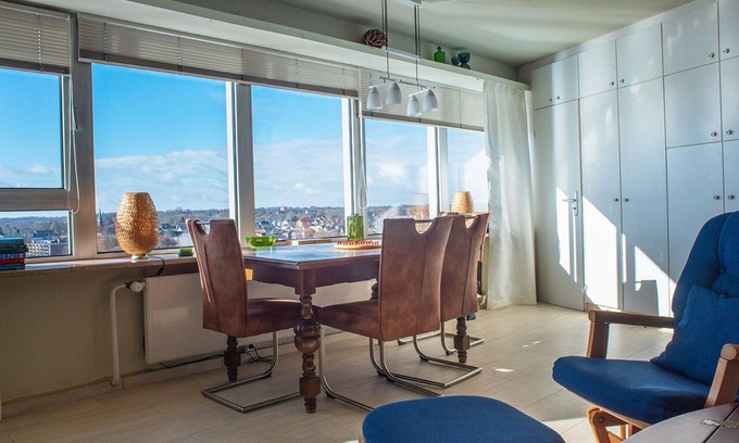 Schleswig Apartment | Moin Moin and welcome to the Wikingturm with a view of the loop .