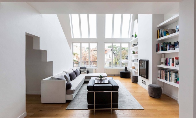 Prince–Marmottan Apartment | Monochrome Heights, by Veeve