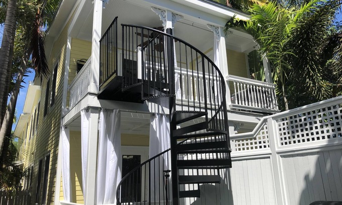 Key West Historic District House | MONTHLY RENTAL, Old Town Duplex, private backyard, 2 BR/2 BA, pets ok
