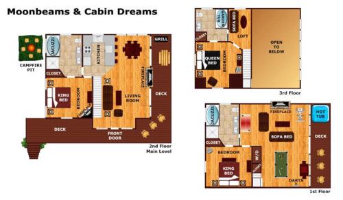 Gatlinburg - Pigeon Forge House | Moonbeams & Cabin Dreams by American Patriot Getaways