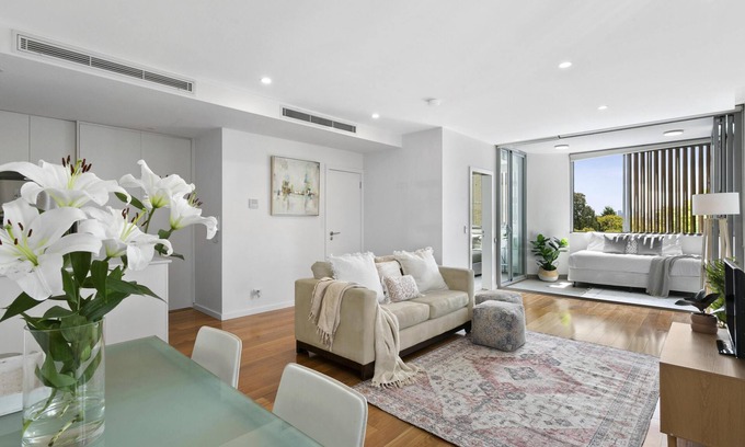 Mosman Apartment | Mosman - MOS28 - Military Road - Modern 1BR + Sunroom Study | Stylish, Light-Filled Central