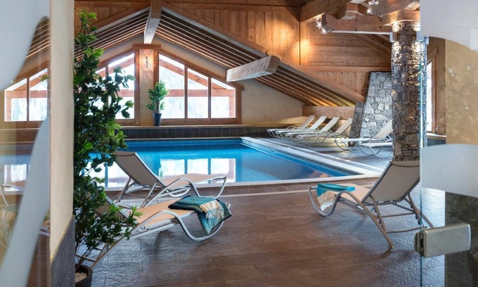 Champagny-en-Vanoise Condo | Mouflon Mountain View & Terrace – Spa & Pool