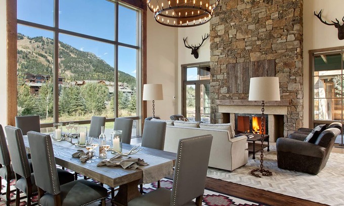 Teton Village Villa | Mountain-modern home at the base of Jackson Hole