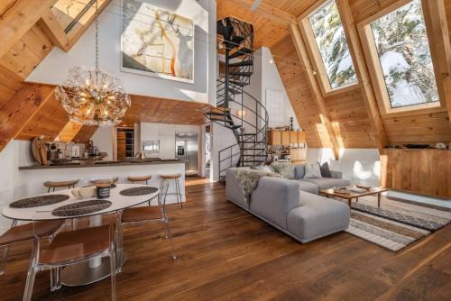 Tahoe City House | Mountain Modern The Tahoe A-Frame w Private Pier