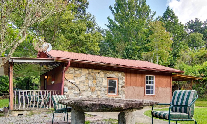 Pisgah Forest Cabin | Mountain-View Pisgah Forest Getaway w/ Fire Pit!