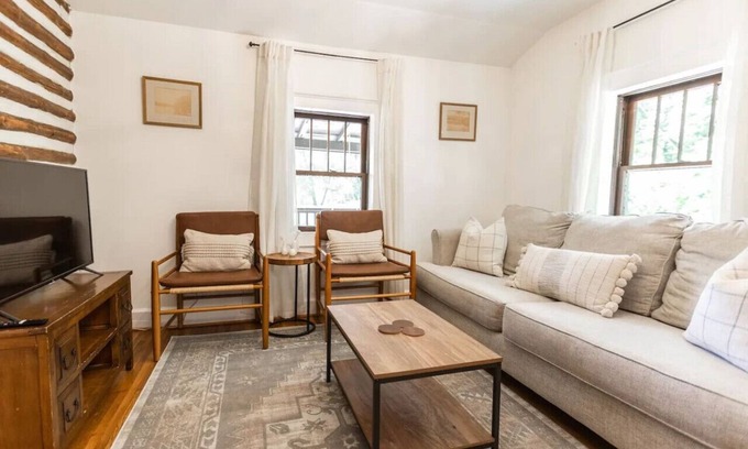 Woodfin Apartment | Mountain Vista Duplex: Serene Retreat in Asheville