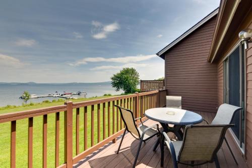 Newport Center Apartment | Mtn Views and Pool Access Lake Memphremagog Condo!