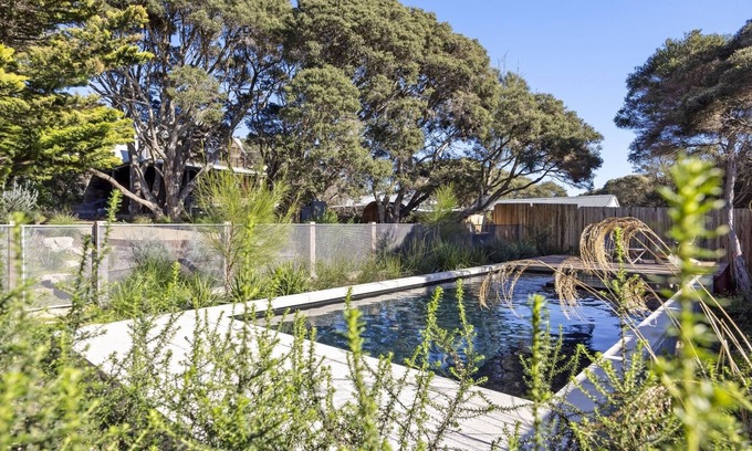 Rye House | My Alfresco Living with pool and sauna near Rye Back Beach